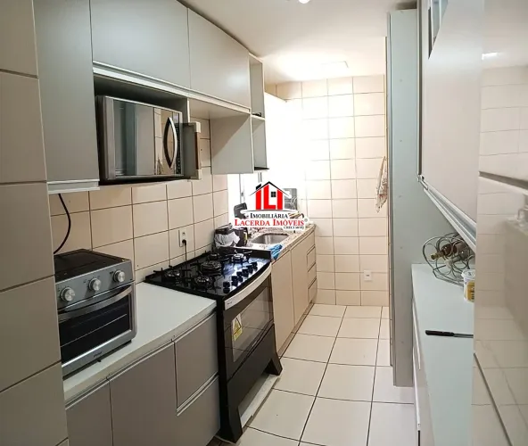 Cobertura Duplex no Residencial Turim - 2 Quartos sendo 1 Suíte com Vista para Ponte Rio N