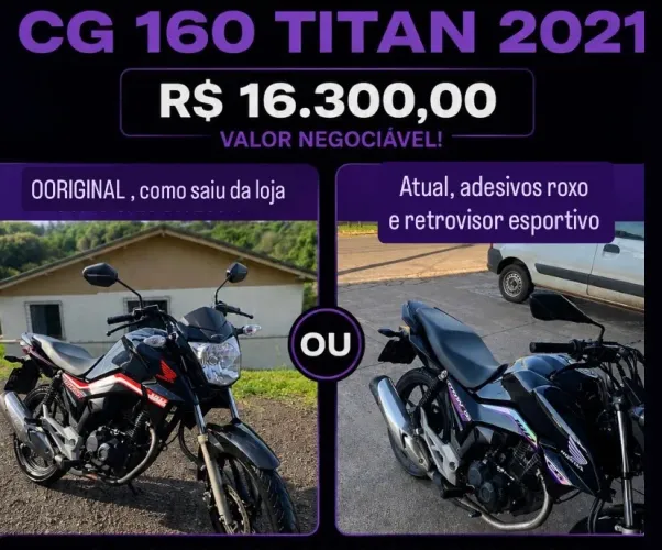 HONDA CG 160 TITAN 2021