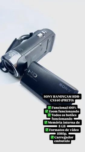 SONY HANDYCAM HDR-CX440 (PRETO)