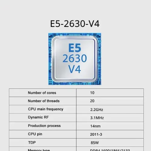 Processador Intel Xeon E5 2630 V4, LGA 2011-3 OEM, 12x 9,42