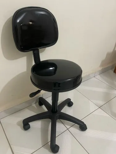 Cadeira Mocho Estetica Preto