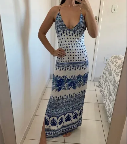 vestido longo farm