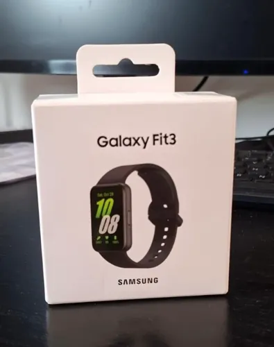 Galaxy Fit3 Grafite LACRADO NA CAIXA