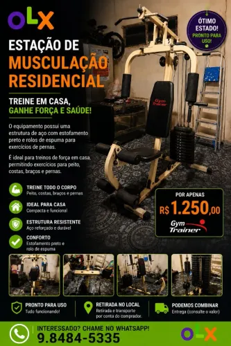 Estação de Musculação Residencial