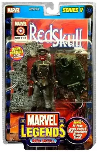 Boneco Red Skull Toy Biz Marvel Legends Séries 5 original, novo e lacrado