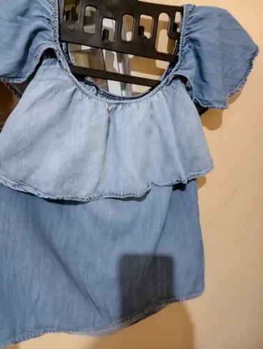 Blusa jeans feminina