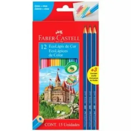 Lápis De Cor 12 Cores Faber Castell