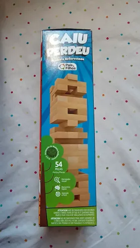 Jogo Torre Caiu Perdeu 54 peças