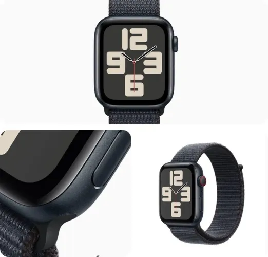 NOVO Apple Watch SE (Gen 2) 44mm Midnight Al Mid SB M/L GPS 