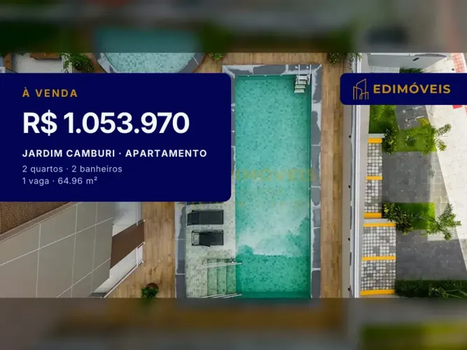 Oportunidade no Jardim Camburi: Apartamento 2 quartos com suíte e área de lazer