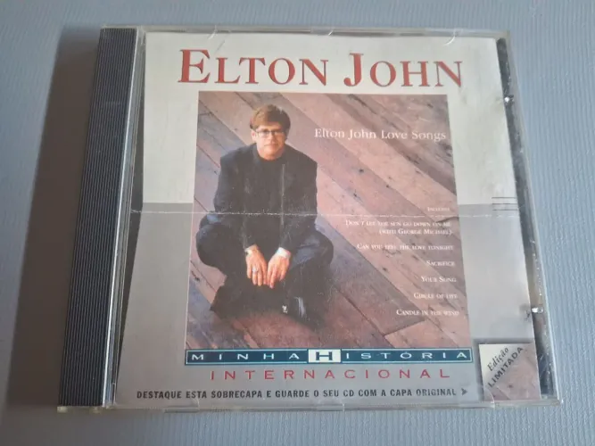 CD Elton John Love Songs minha história internacional
