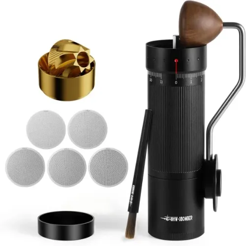 Moedor Manual De Café 3bomber Blade R3 Pro - Lâminas de 48mm revestidas de Titânio