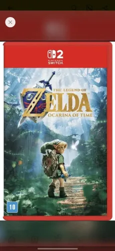 Zelda ocarina of time capa foil