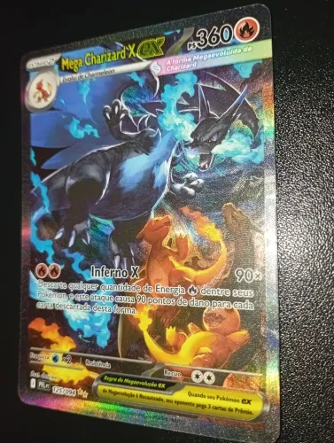 Carta Pokémon Mega Charizard X EX NM em Perfeito Estado