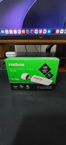 Adaptador USB Wireless Dual Band ACtion A1200 Branco Intelbras