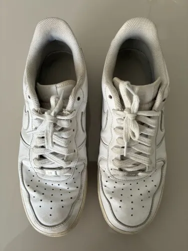 Tênis Nike Air Force 1 Low White Black Outline - Nº 44