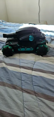Tanque de Guerra de Brinquedo que Atira Bolinha de Gel (Gira 360º)