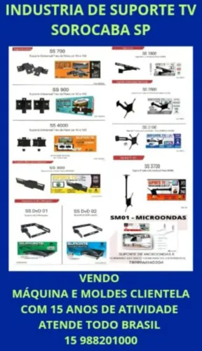 INDÚSTRIA METALÚRGICA SUPORTE DE TV E VARAIS