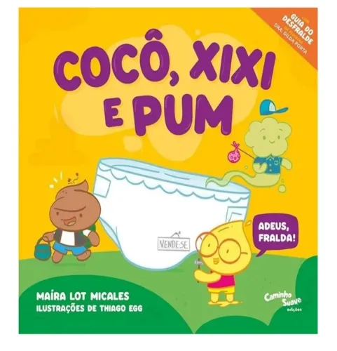 Livro para ajudar no desfraldar do bebê 