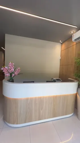 Balcão em MDF com led