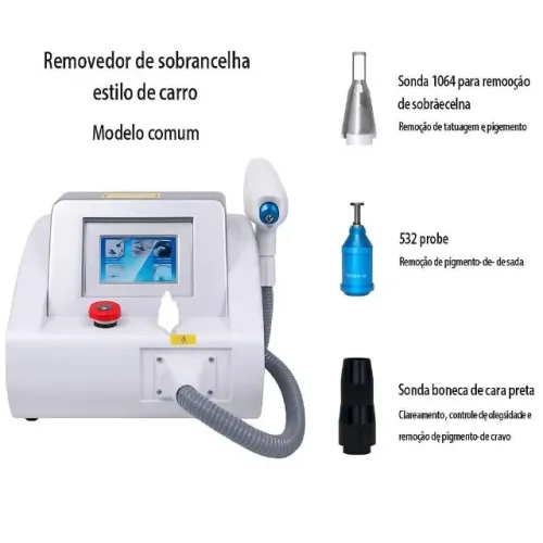 Laser ND YAG Profissional 2000W - Remoção de Tatuagem e Micropigmentação