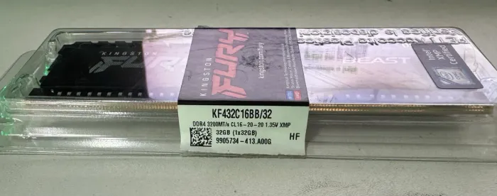 Memória ddr4 32gb 3200mhz fury beast