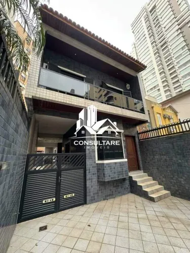 Casa para Locação no Gonzaga  Santos/SP | 4 Dormitórios | 266 m² | R$ 12.500