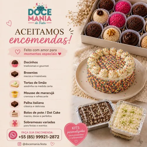 Doces e Sobremesas por Encomenda