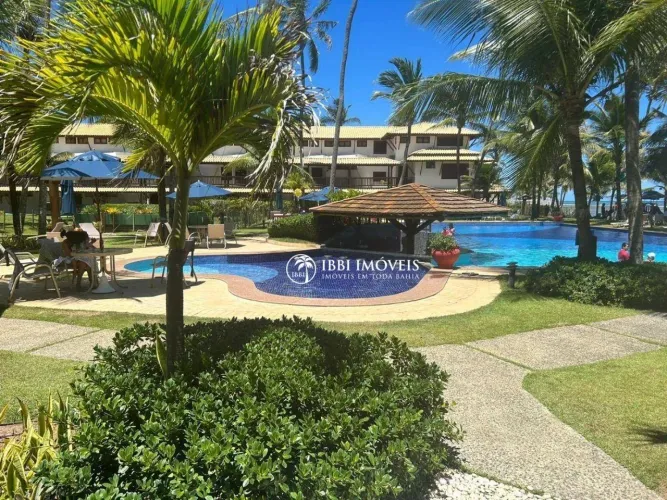 AMPLO apartamento com 2 dormitórios à venda, 100 m² , FRENTE MAR - PRAIA DO FORTE- BAHIA