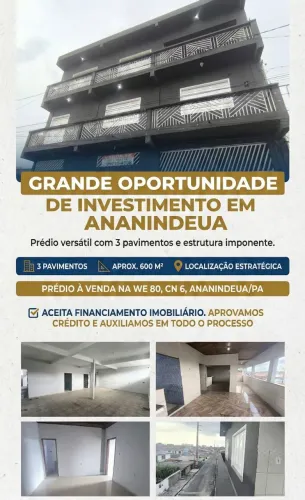 VENDO ou TROCO prédio de 3 Pavimentos na CN 6 WE 80