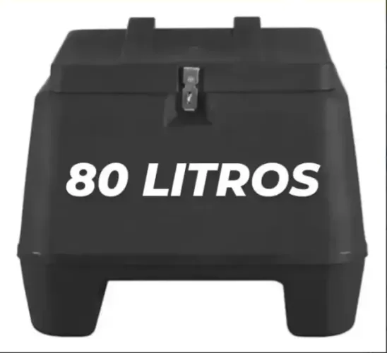 Bau de Moto 80 Litros  (SEM SUPORTE) apenas o BAU