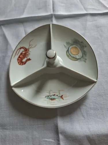 Petisqueira Antiga Porcelana Schmidt - Vintage