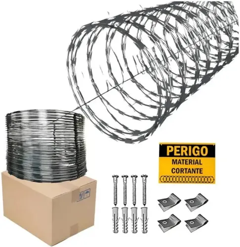 Concertina Galvanizada 30cm