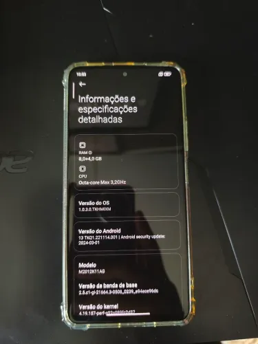 Xiaomi Poco F3  (intermediário-premium)