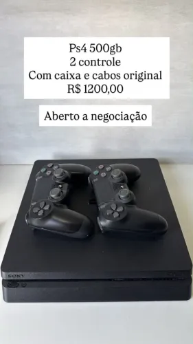 PS4 slim 500gb usado