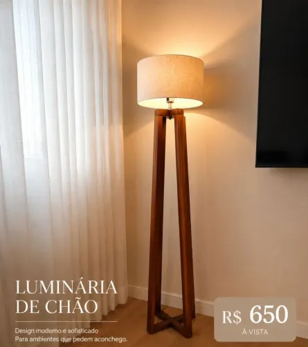 Luminária de chão