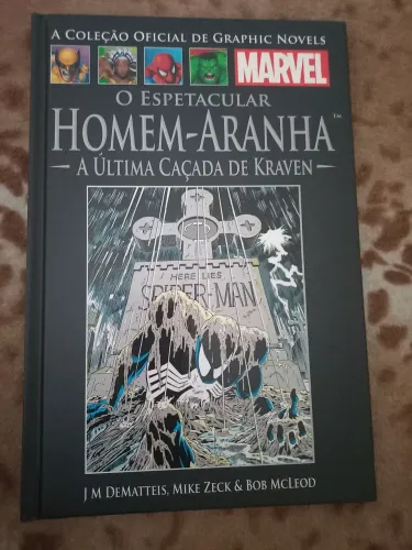 Livro homem aranha 