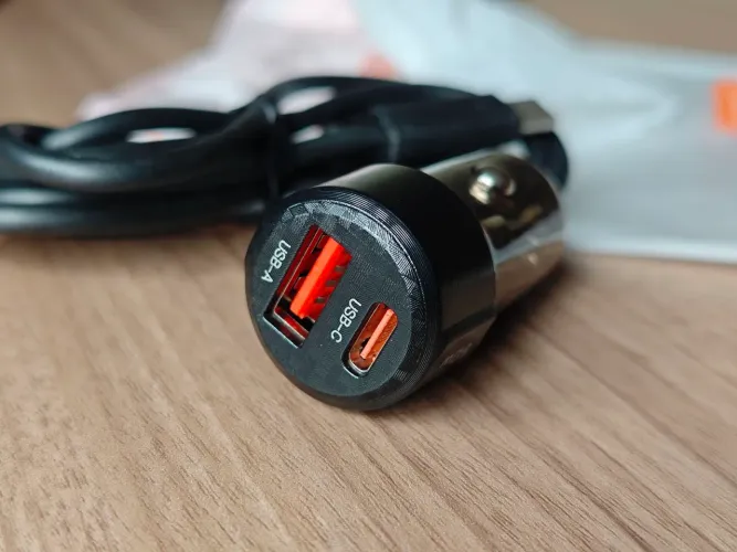 Kit Carregador Veicular 60W Turbo Toocki + Suporte Premium (Novo)