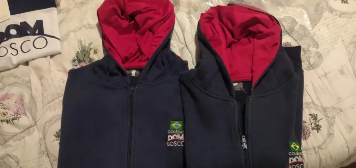 Uniforme escolar colégio Dom Bosco de São José dos Campos agasalho de moletom M