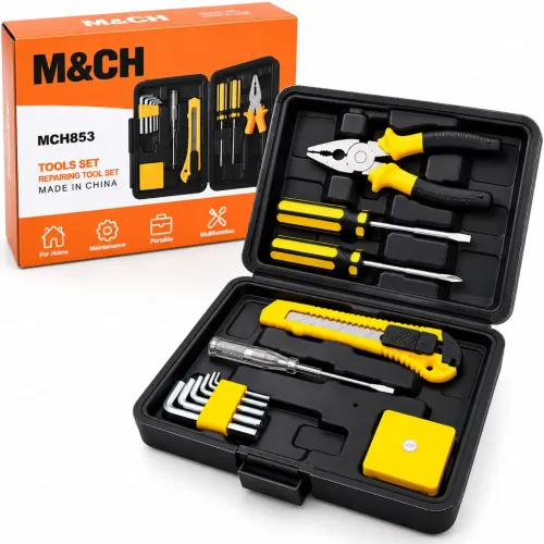 Kit de Ferramentas M&CH com Maleta - Alicate, Chaves e Allen