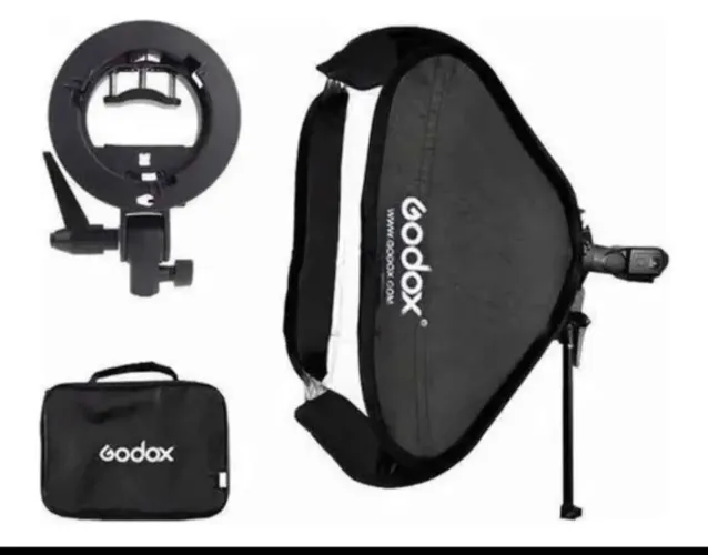 SOFTBOX GODOX 60 X 60 PARA FLASH SPEEDLITE NOVO