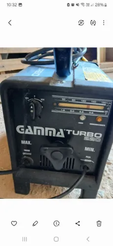 Maquina de solda gamma turbo 220