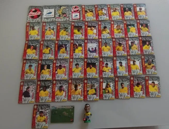 Cards Coca Cola - Panini seleção brasileira 1997 - 47 cards