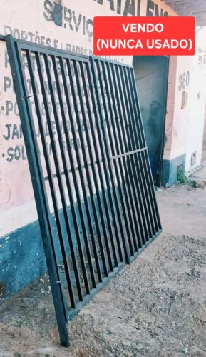 Portão de ferro Galvanizado 