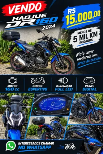 DR 160 com menos de 5k km rodados 