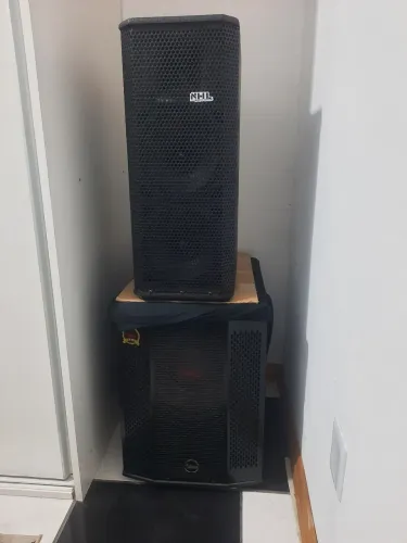 Caixa acústica ativa 2x8 900w LV8.900 NHL Pro Sound