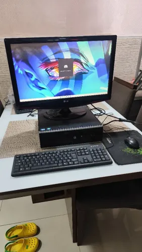 Computador completo com monitor LG 24 polegadas