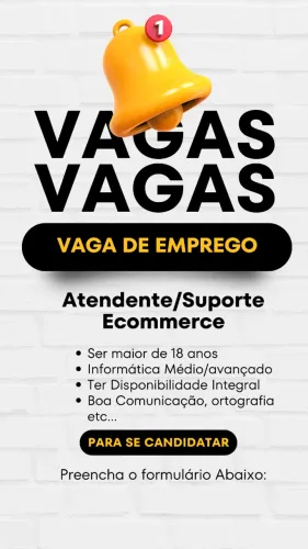 Suporte de E-commerce ? Home Office
