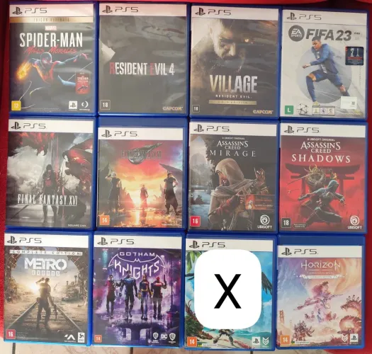 Jogos Playstation 5 Originais semi novos. Valores na descrição. Aceito cartão 