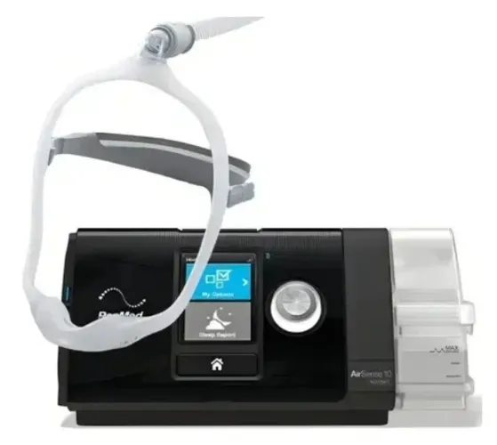 Cpap Automático S10 Autoset Com Umid+máscara Nasal Dreamwear